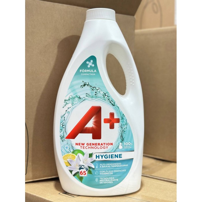 Гель для прання A+ Hygiene Універсальний, 3.25 л (65 прань) (834120) - 